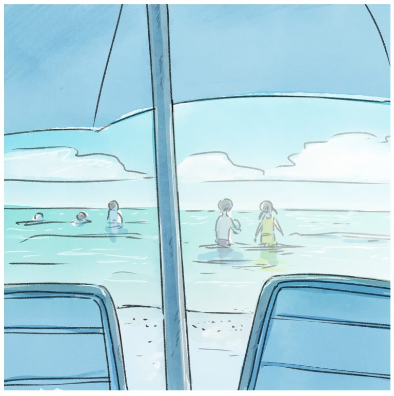 出演者の「海」に纏わる記憶を藤田が原田郁子さんと共に映像作品を製作し、公演特設サイト内で発表。また、藤田のテキストをもとに今日マチ子さんがそれぞれのイラストを描いて下さいました。