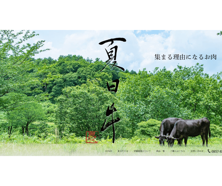 「お母さん牛を最後まで特別な存在として届けたい。」鳥取県の伊藤畜産代表伊藤夏日さんが行なっているお母さん牛の産直販売の取り組み「夏日牛」。 TUMMYではブランディング・HP制作・SNS運用・販売支援を行いました。
