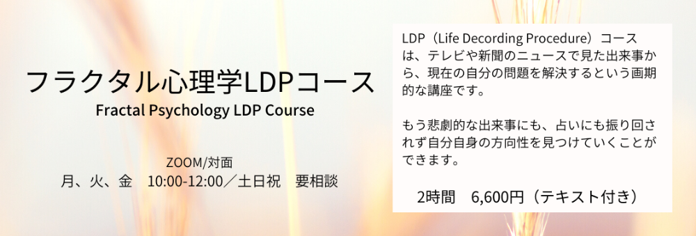 フラクタル心理学 LDPコーステキスト - 通販 - hanackenovinky.cz