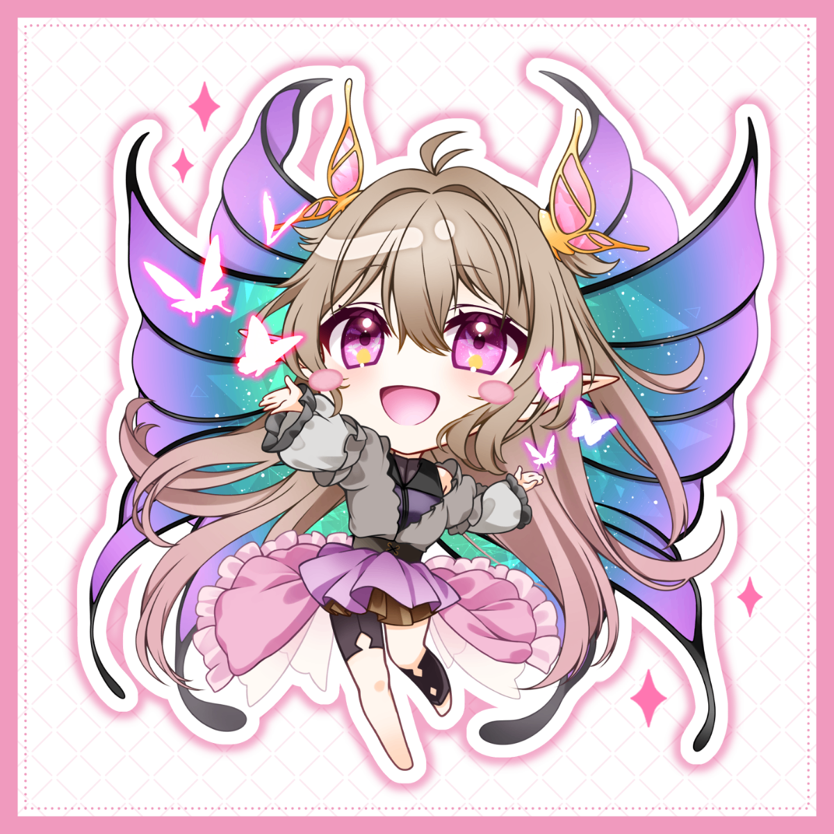 リクエスト主様専用】手描きイラスト 鬼滅の刃/堕姫・蕨姫