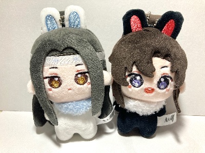 魔道祖師 mdzs 魏無羨 藍忘機 ぬいぐるみ kaze 魏嬰 藍湛 10cm