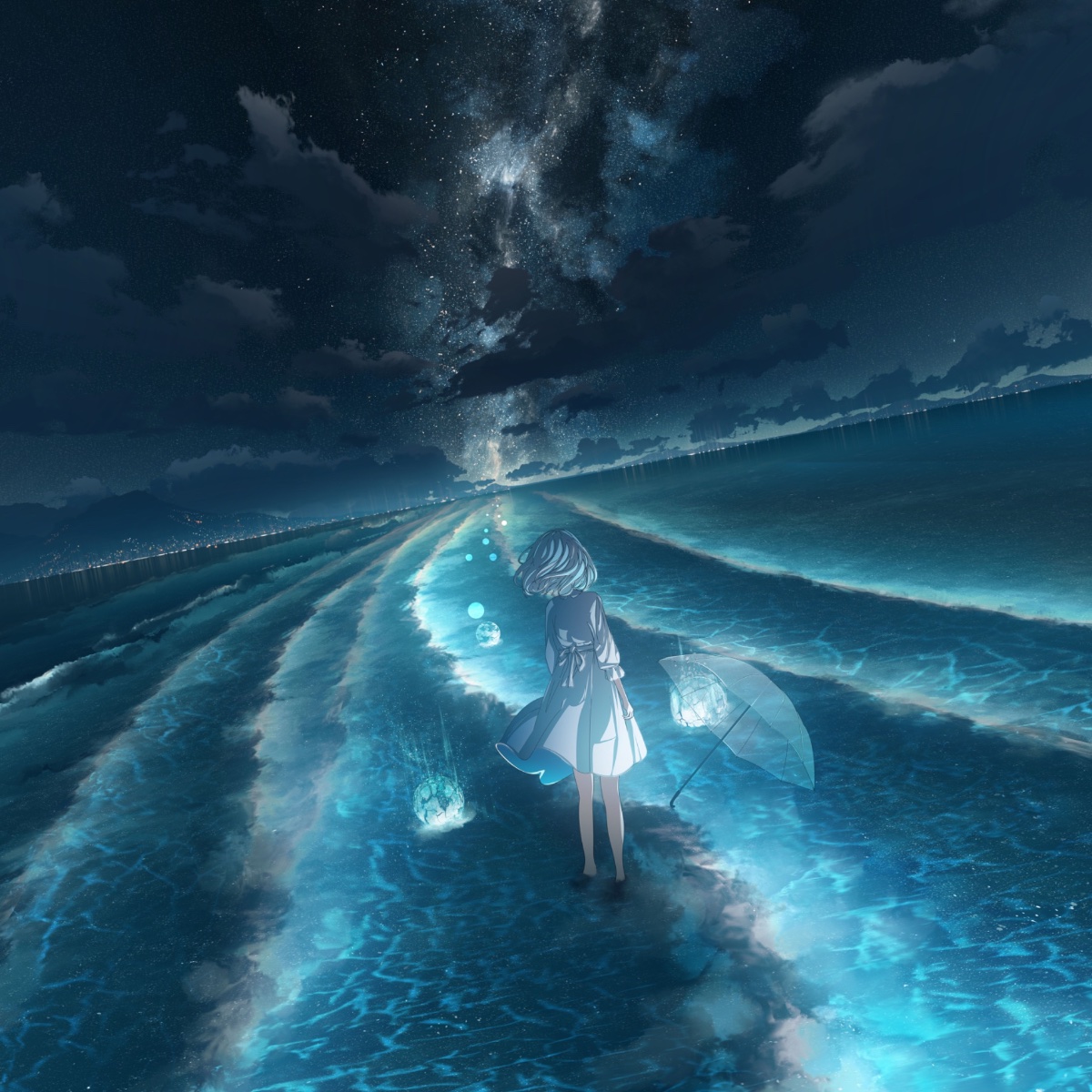 ロクデナシ 「ユリイカ」 LINE MUSIC トートバッグ 巡音ルカ クリアトートバッグ/earth music&ecology（アース